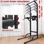 SKY LAND Pro Power Tower & Adjustable Sit-Up Bench Bundle – Heavy-Duty Steel, Multi-Function Home Gym Station for Dips, Pull-Ups, Push-Ups, Adjustable Angles Workout Bench - Image 3