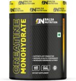 Balsa Nutrition Creatine Monohydrate Powder- 300g, 5g Per Serving (Unflavored) | Supports Muscle Strength, Workout & Performance Recovery, Produce Energy, Immune Booster | Non- GMO