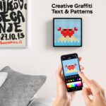 iDotMatrix LED Pixel Display, 32x32 Programmable Pixel Art Display with APP Control for Kids Boys Girls, Creative Animations,Fun Text and Digital Clock, Gaming Accessories for Desk/Wall Room Decor - Image 3
