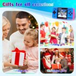 Handheld Game for Kids ，Built-in 220 32-bit Video Games, 3.0” IPS Screen, Rechargeable Portable Game , Travel Mini Arcade Electronic Toys Gift for Boys and Girls (Pink+Blue) - Image 7