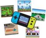 Lexibook - Compact Cyber Arcade Portable Console, 250, Child and Teen Video Games, LCD Display, Battery, Black/Blue/Green, JL2377 - Image 5
