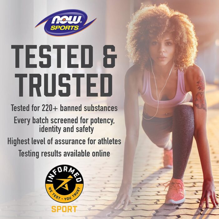 NOW Sports Nutrition, ZMA (Zinc, Magnesium and Vitamin B-6), Enhanced Absorption, Sports Recovery*, 180 Veg Capsules - Image 4