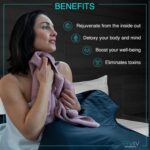 REVIIV Far Infrared Sauna Blanket with Insert Towel - v2.0 New & Improved! Longer Cable Low EMF | Portable Infrared Saunas for Home Therapy, Detox - Infared Blanket Sauna 85–185 °F Temp Range - Image 3