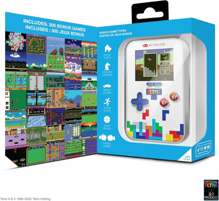 My Arcade Tetris Go Gamer: Portable Video Game. 301 Games in 1, 2.5" Color Screen - Image 7