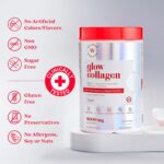 WELLBEING NUTRITION Glow Japanese Marine Collagen Peptides with Skin, Glutathione, Resveratrol, Bromelain & Goji Berry| Tropical Bliss Flavor - 250 g - Image 5