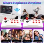 NALACAL Classic Retro Gaming Console, Plug and Play Video Game, Wireless ArcadeStick Controllers Built in 20000+ Games, 4K HD HDMI Output, 15 Classic Emulators, with Dual 2.4G Wireless Controlle - Image 7