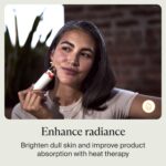 Therabody TheraFace Depuffing Wand – Cold and Heat Skincare Treatment to depuff and Glow; Beauty Wand, face Roller and Eye Massager for Dark Circles and Radiant Skin, White - Image 5