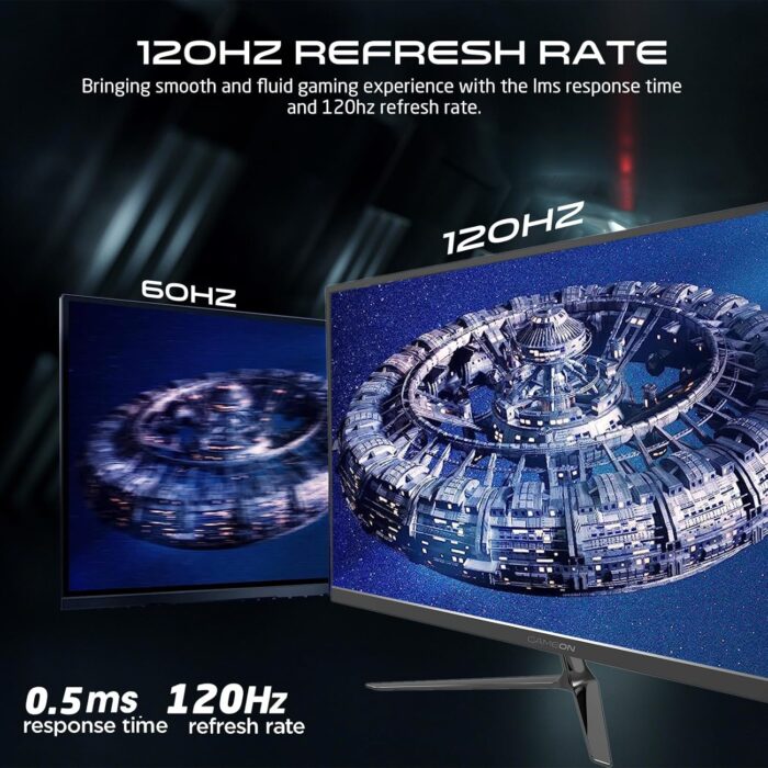 GAMEON GOES22FHD120IPS 22-Inch Full HD Monitor, 120Hz, 0.5ms, IPS Panel, HDMI 2.1, FreeSync, NVIDIA G-Sync Compatible, PS5 Supported,1920x1080 Resolution Ultra-Slim Design, Black - Image 2