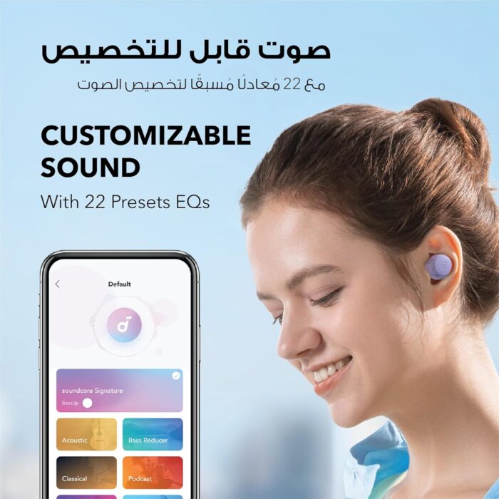 soundcore by Anker A20i True Wireless Earbuds, Bluetooth 5.3, App, Customized Sound, 28H Long Playtime, Water-Resistant, 2 Mics for Al Clear Calls, Single Earbud Mode, Portable Design - Image 2