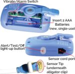 Wet-Stop 3 Bedwetting Alarm (BLUE) 6 Alarms & Vibration, Enuresis Alarm, Incontinence, Potty Training - Image 4