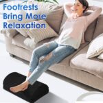 Adjustable Foam Foot Rest for Under Desk at Work, Under Desk Footrest Ergonomic Foam Foot Rest Desk Foot Cushion for Office, Work, Gaming, Computer, Gift, Office Accessories Back & Hip Pain Relief - Image 5