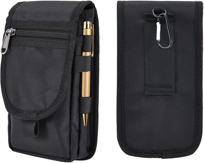 Phone Pouch,Cell Phone Holster, Multi-Purpose Phone Belt Pouch,Tactical Phone Case Tool Holder, Molle Cell Phone Pouch Carrying Case, Men’s Waist Pocket for Hiking, Camping, Belt Pouches for Men - Image 7
