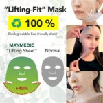 MAYMEDIC Korean Face Sheet Mask with Collagen - Natural Beauty Skincare For All Skin Types - Firming Mask for Women & Men - Image 5