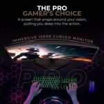 AOC C27G4ZE 27" 280Hz Curved Ultra-Fast Gaming Monitor, 1920 × 1080 (FHD), 0.3ms, Fast VA, 1500R, Adaptive Sync, Three-sided frameless design, Black - Image 4