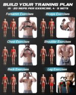 2025 Pro Twister Arm Trainer, 40-100lb Adjustable Power Twister Bar, Chest Shoulder Arm Workout Equipment, Portable Detachable Upper Body Fitness Machine for Home & Gym - Image 2