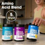 Optimum Nutrition (ON) Amino Energy - Pre Workout With Green Tea, Bcaa, Amino Acids, Keto Friendly, Green Coffee Extract, 0 Grams of Sugar, Anytime Energy Powder - Fruit Fusion, 270 G, 30 Servings - Image 6