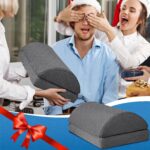 CushZone Foot Rest for Under Desk at Work Adjustable Foam for Office, Work, Gaming, Computer, Gift, Home Office Accessories Back & Hip Pain Relief (Grey) - Image 7