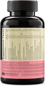 Optimum Nutrition (ON) Opti-Women, Vitamin C, Zinc and D for Immune Support Women's Daily Multivitamin Supplement Capsules with 23 Vitamins & Minerals/ 600 Mcgs Folic Acid/ 18 Mgs Iron - 120 Capsules - Image 6