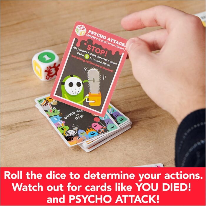 Spin Master Games Dumb Ways to Die Card Game Based on The Viral Video, Card Games for Adults Party Games Adult Games Fun Games, for Families & Kids Ages 12 and up - Image 3