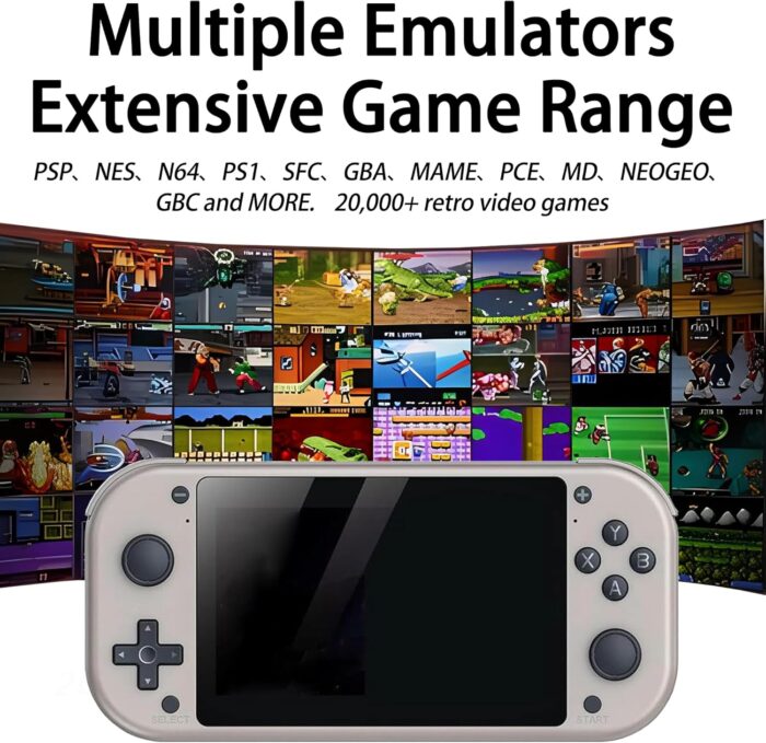 SJWOW M17 Retro Handheld Game Console with 20000+ Games, 4.3-inch IPS Screen Video Games Consoles, Open Source Linux System Retro Gaming Console, Portable Game Console - 128G - Image 5