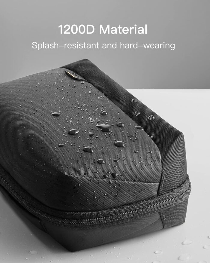 BIGTHREE Electronics Case, 180° Opening Cable Organizer, Electronics Accessories Travel Bag, Gadgets Organizer Splashproof, Battery Storage Case for daily use and travel. - Image 5