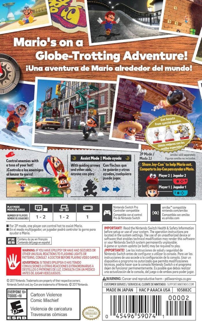 Nintendo Super Mario Odyssey For Nintendo Switch - Image 2