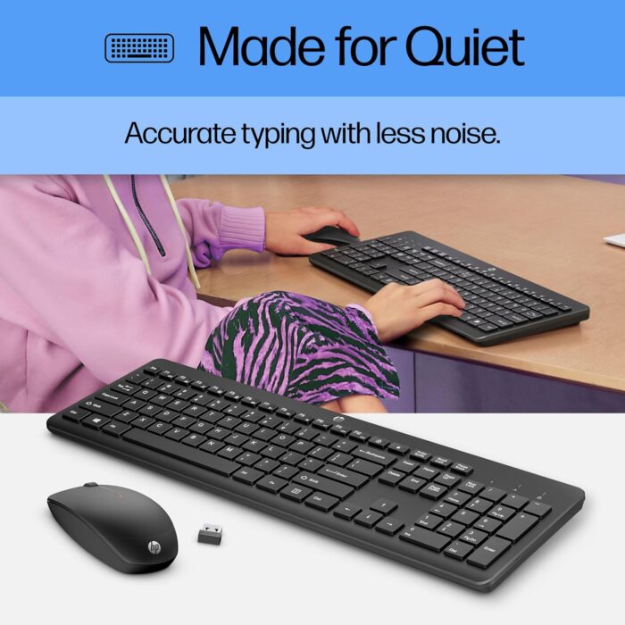 HP 230 Wireless Mouse and Keyboard Combo-Arabic-English (18H24AA) - Image 6