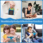 16 Bit Handheld Game for Kids, Video Game Player with Built in 230 HD Games, 3.0'' Screen Retro Electronic Machine with 3 Cartridges, Portable Rechargeable Games for Ages 3-12(Blue) - Image 5