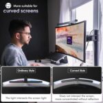 Quntis Curved Monitor Light Bar with Remote &Touch, Auto Adjustable Brightness and Colour Temperature Eye-Care USB Computer Lamp with Multifunction Shelf Screen Light Bar, No Glare Home Office Gaming - Image 6