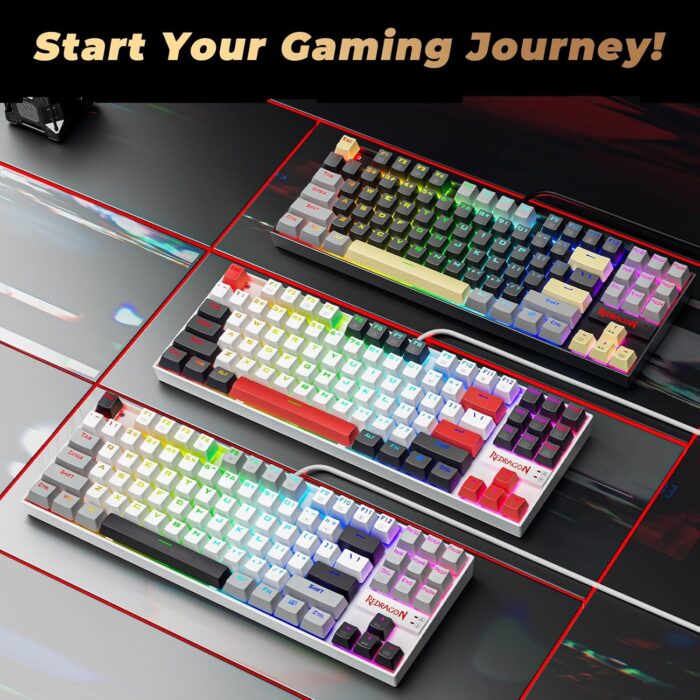 Redragon K552-Rgb Kumara Rgb Led Backlit Mechanical Gaming Keyboard (Black) - Image 7