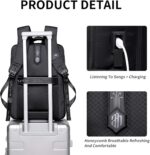 Arctic Hunter 16 Inch Expandable Laptop Backpack Water Repellent School Office Travel Day Pack with Built in USB port, B00490 - Image 7