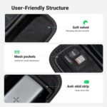 UGREEN Electronic Organizer, Travel Organizer for Electronics Accessories Water-resistant Shockproof External Hard Drive Case Small Travel Case for Cables, Chargers, SD Cards, Hard Disk, Flash Drives - Image 5