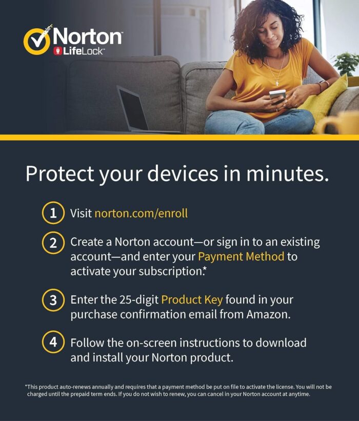 Symantec Norton Security Deluxe 3 Devices PC/Mac/Mobile Key Card - Image 6