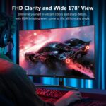 Z-EDGE 32-inch Curved Gaming Monitor - 16:9 Full HD 1920x1080, 240Hz High Refresh Rate, 1ms Ultra - Fast Response Time, Frameless, AMD FreeSync Premium - DisplayPort & HDMI Ports UG32P - Image 5