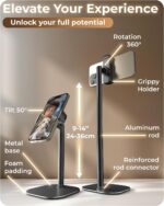 Cooper ChatStand, Height Adjustable Mobile Phone Stand for Desk | Mobile Phone Holder Stand for Office, Desk Phone Stand for Recording, iPhone Stand for Desk Accessories for Women, iPhone Holder - Image 6
