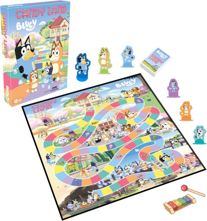 Hasbro Gaming Candy Land Bluey Edition Board Game | Ages 3 and Up | 2-6 Players | Play as Dad, Mum, Bluey, Bingo, Muffin, or Socks | Preschool Games | Kids Gifts (Amazon Exclusive) - Image 3