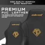 Anda Seat Unisex-Adult Phantom 3 Gaming Chair, Black, AD18Y-06-B-PVC, Large - Image 7
