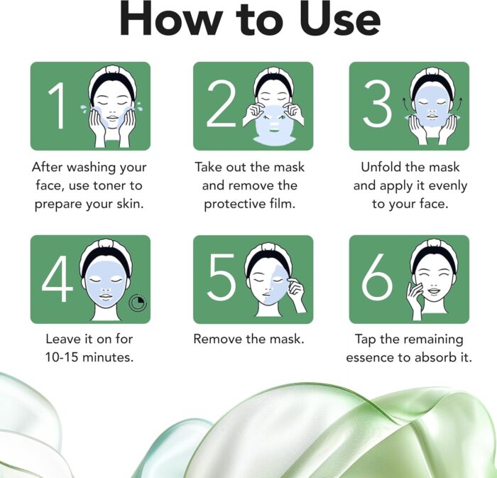 MAYMEDIC Korean Face Sheet Mask with Collagen - Natural Beauty Skincare For All Skin Types - Firming Mask for Women & Men - Image 4