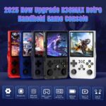 2025 New Upgrade R36MAX Retro Handheld Game Console with 60GB Built-in 15000 Classic Games, Portable Hand Held Open Source Linux System 4.0-in 4k HD IPS Screen Video Player(Gray 60GB) - Image 2