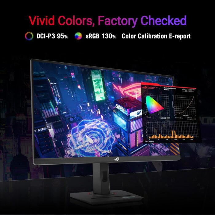 ASUS ROG Strix XG27UCS USB Type-C Gaming Monitor – 27-inch 4K UHD (3840x2160), 160Hz (Above 144Hz), 1ms (GTG), Fast IPS, Extreme Low Motion Blur Sync - Image 4