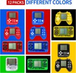 SSRMX 12Pcs Video Game Party Favors for Kids, Arcade Video Game Keychain Video Game Party Supplies - Image 3