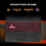 ASUS TUF Gaming A15 FA506NCR-HN044W AMD R7-7435HS/16GB RAM/512GB SSD/NVIDIA GeForce RTX 3050 4GB/15.6 FHD(1920x1080) 144Hz/Windows11 Home/1-Zone RGB/Eng-Arb Keyboard - Graphite Black - Image 6