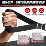 Resistance Bands, Exercise Bands for Working Out, Workout Bands Men, Fitness Bands Set with Handles, Door Anchor, Home Gym Equipment for Musle Training, Physical Therapy, Strength Training, Shape Body - Image 4