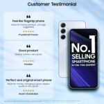 Samsung Galaxy A55 5G (Awesome Iceblue, 8GB RAM, 128GB Storage) | AI | Metal Frame | 50 MP Main Camera (OIS) | Super HDR Video| Nightography | IP67 | Corning Gorilla Glass Victus+ | sAMOLED Display - Image 10