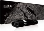 excovip Gaming Mouse Pad XL,Anti-Skid Mousepad Extended Black Large Keyboard Mouse Pad-City Road 900x300mm 0357