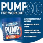 Applied Nutrition Pump Zero Pre Workout - Zero Stim, Caffeine Free, Energy & Performance (375g - 25 Servings) (Fruit Burst) - Image 2