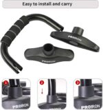 PROIRON Push Up Bar Stands, Push Up Handles with Non slip Foam Grip for Chest Press, Home Gym Fitness Exercise, Strength Training (1 pair Black) - Image 4