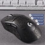 OSHIMA Anti Slip Mouse Tape, Superlight Wireless Gaming Mouse Skin for Logitech G Pro X Superlight Superlight 2 Wireless Gaming Mouse Skins Snow Pattern Sweat Resistant Cut to Fit Easy to Apply - Image 5