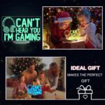 NALACAL Can't Hear You I'm Gaming Night Light, Headset Graphic Video Games Gamer Gift Funny 3D Illusion Lamp 16 Colors Changing Touch & Remote Control for Men Gamers Teenagers and Kids - Image 7