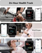 ENOMIR Smart Watch for Men Women(Answer/Make Call), Alexa Built-in,Fitness with Heart Rate SpO2 Sleep Monitor 100 Sports 5ATM Waterproof Activity Trackers and Smartwatches iOS&Android Phones - Image 4